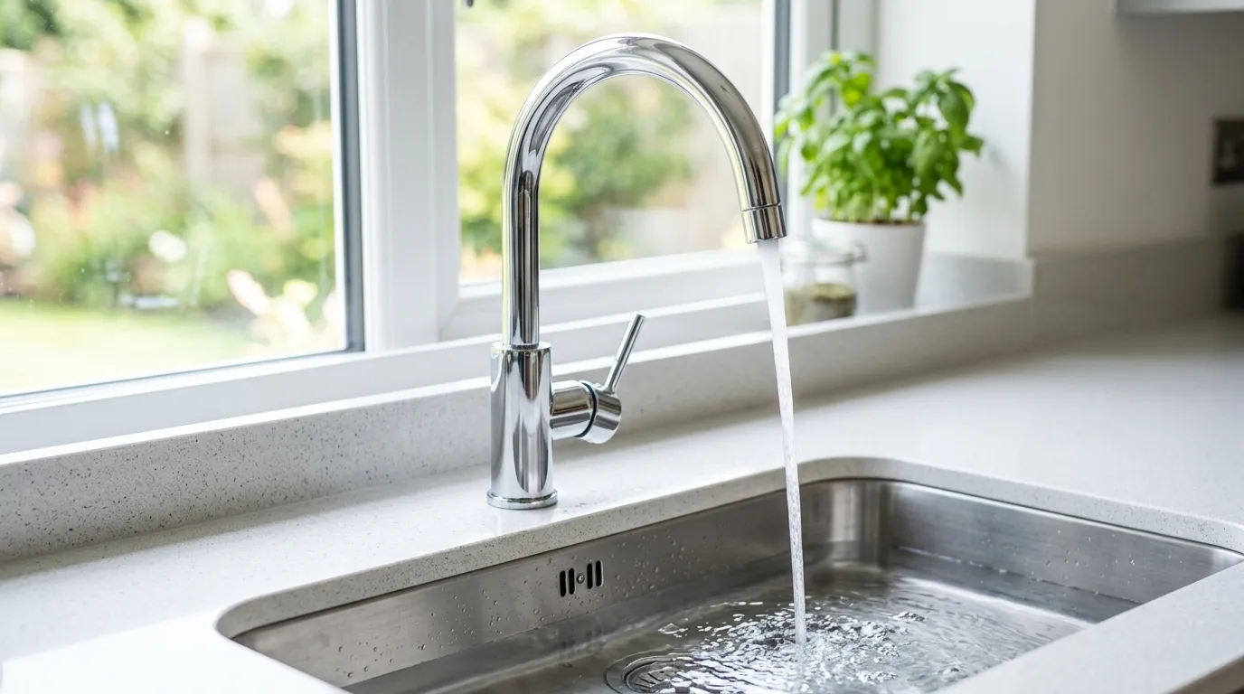 Local Plumbing Master Pros same day plumber fixing a faucet in Andover, OH